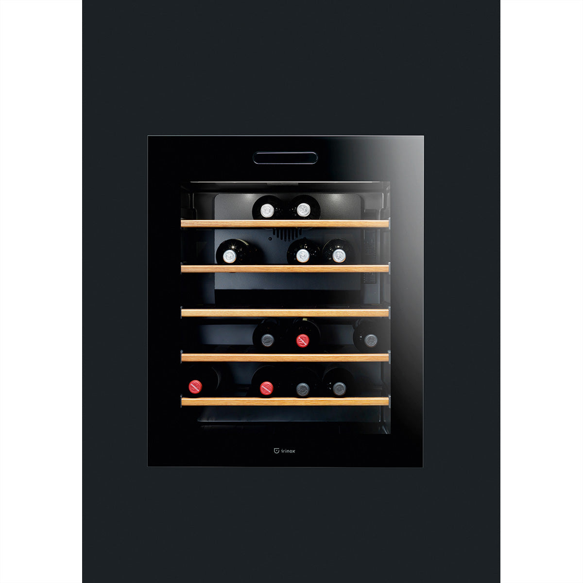 Irinox Weinschrank HVIN2350001 – 230 V, Energieeffizienzklasse A, Schwarz, 59,4×71,4×57,4 cm