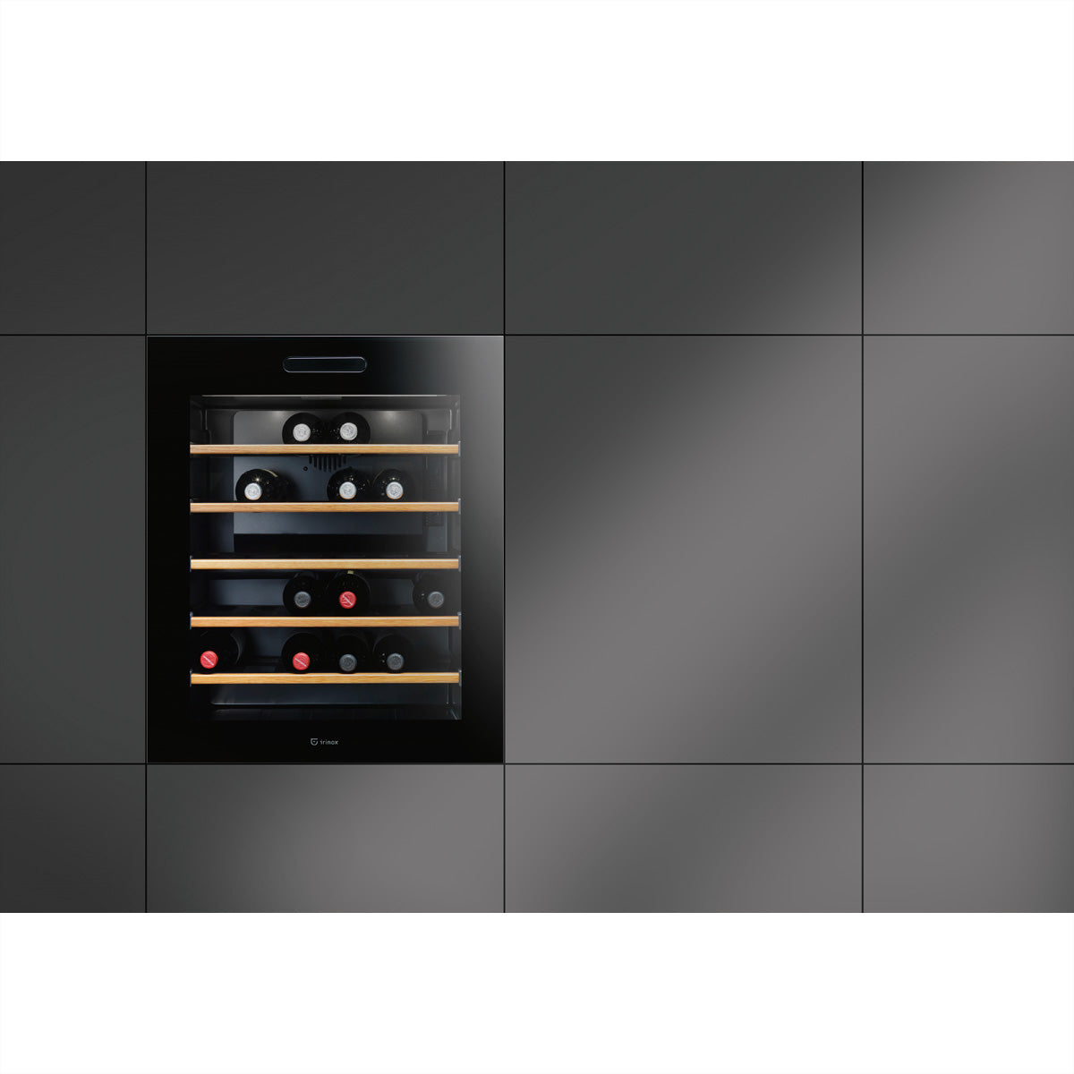 Irinox Weinschrank HVIN2350001 – 230 V, Energieeffizienzklasse A, Schwarz, 59,4×71,4×57,4 cm