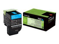 Lexmark Toner 70C20C0 – cyan, 1000 Seiten – für Lexmark CS310/CS510