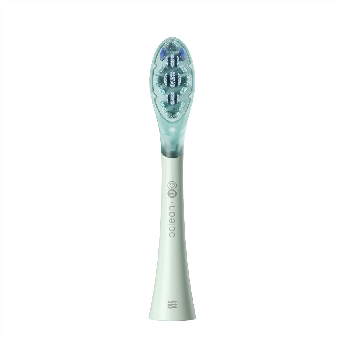 Oclean Aufsteckbürste Ultra Gum Care – für Oclean Zahnbürsten – extra weich – 2 Stk, Grün