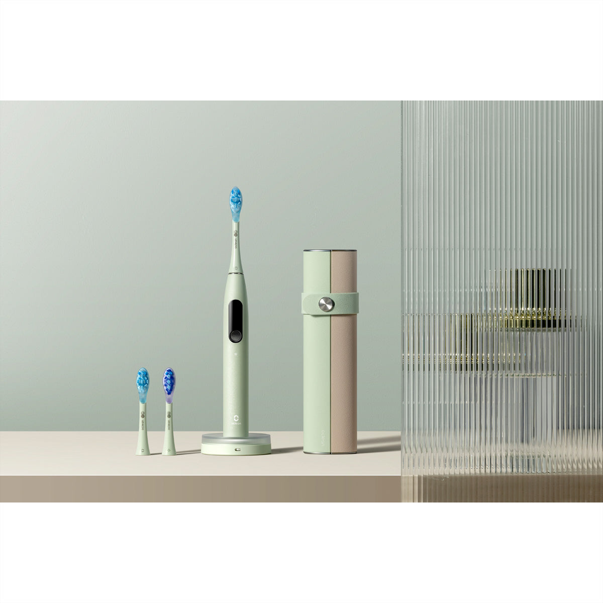 Oclean Elektrische Schallzahnbürste X Ultra 20 – 5 Betriebsstufen, Akkubetrieb – Grün