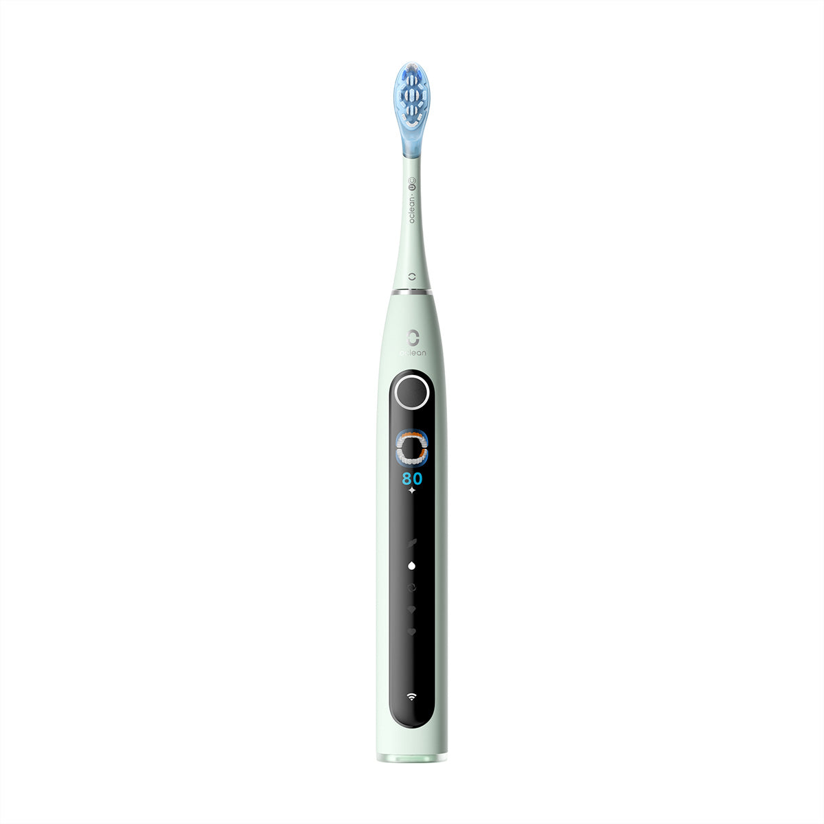 Oclean Schallzahnbürste X Pro 20 – 84'000 Bewegungen/min, 5 Betriebsstufen – 3 Bürstenköpfe – Grün