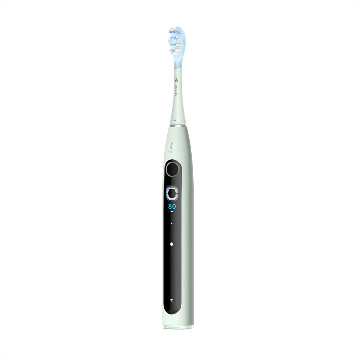 Oclean Schallzahnbürste X Pro 20 – 84'000 Bewegungen/min, 5 Betriebsstufen – 3 Bürstenköpfe – Grün