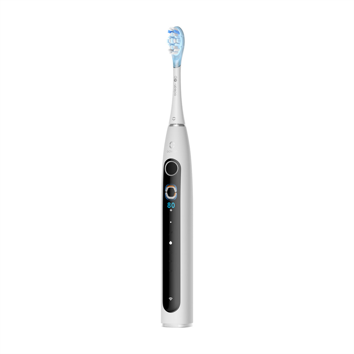 Oclean X Pro 20 – Elektrische Schallzahnbürste – 84'000 Bewegungen/min, 5 Modi – 2 Bürstenköpfe – Weiss