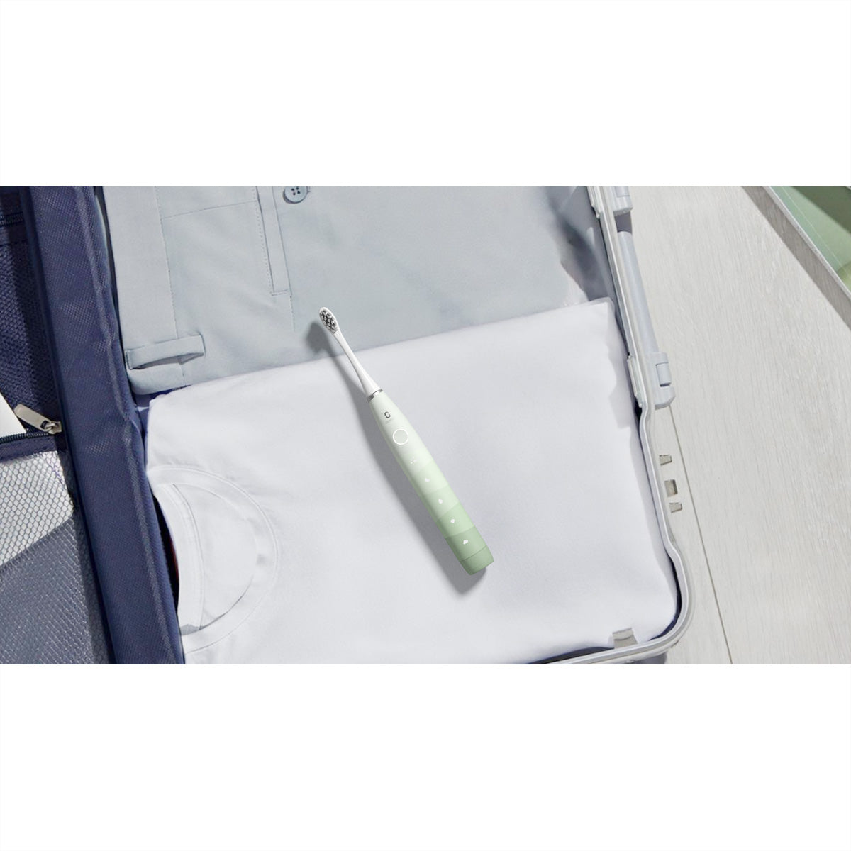 Oclean Schallzahnbürste Flow S – 5 Modi, IPX7, Akku – Grün