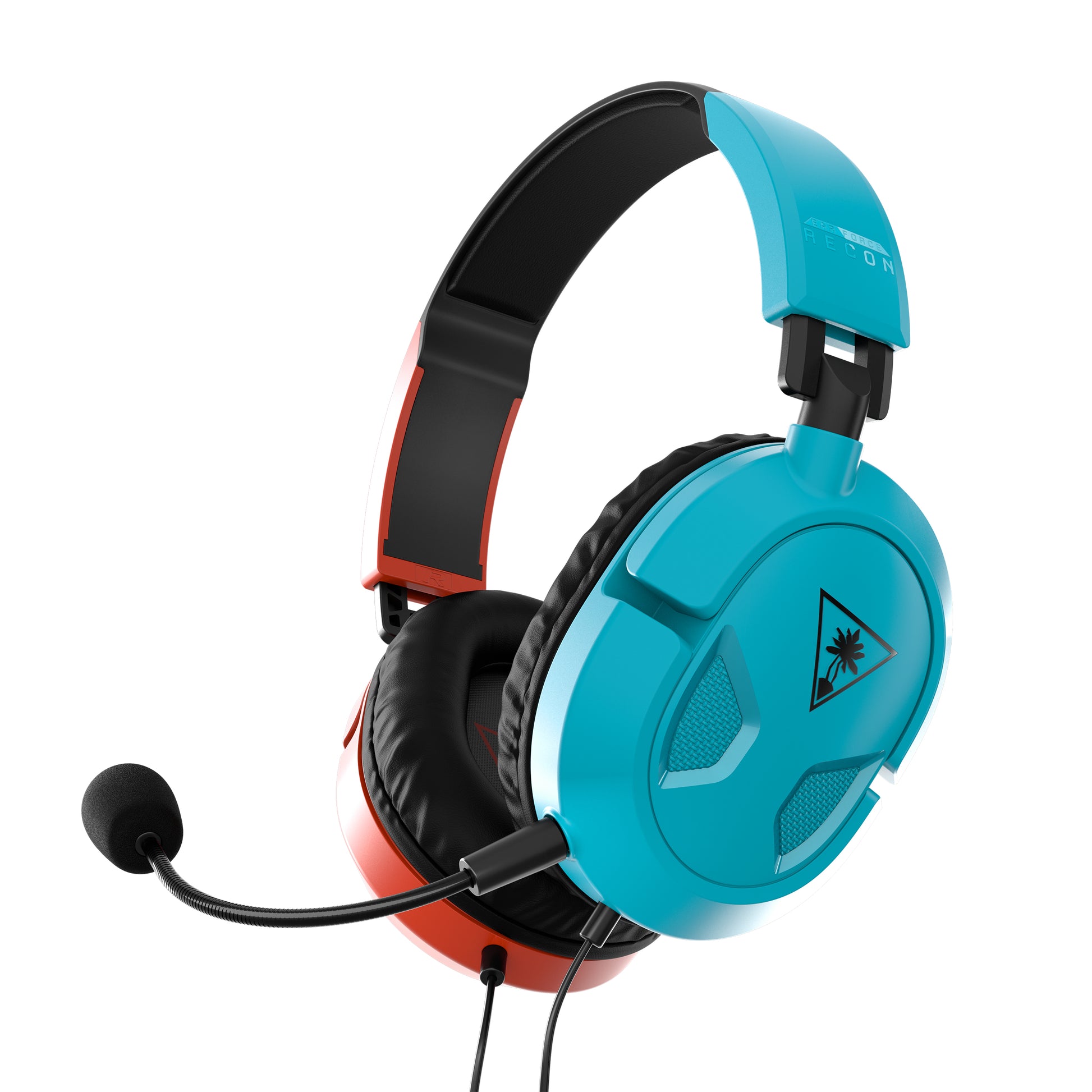 Turtle Beach EarForce Recon 50 Gaming-Headset – Over-Ear, Stereo, 3,5 mm Klinke, Blau/Rot