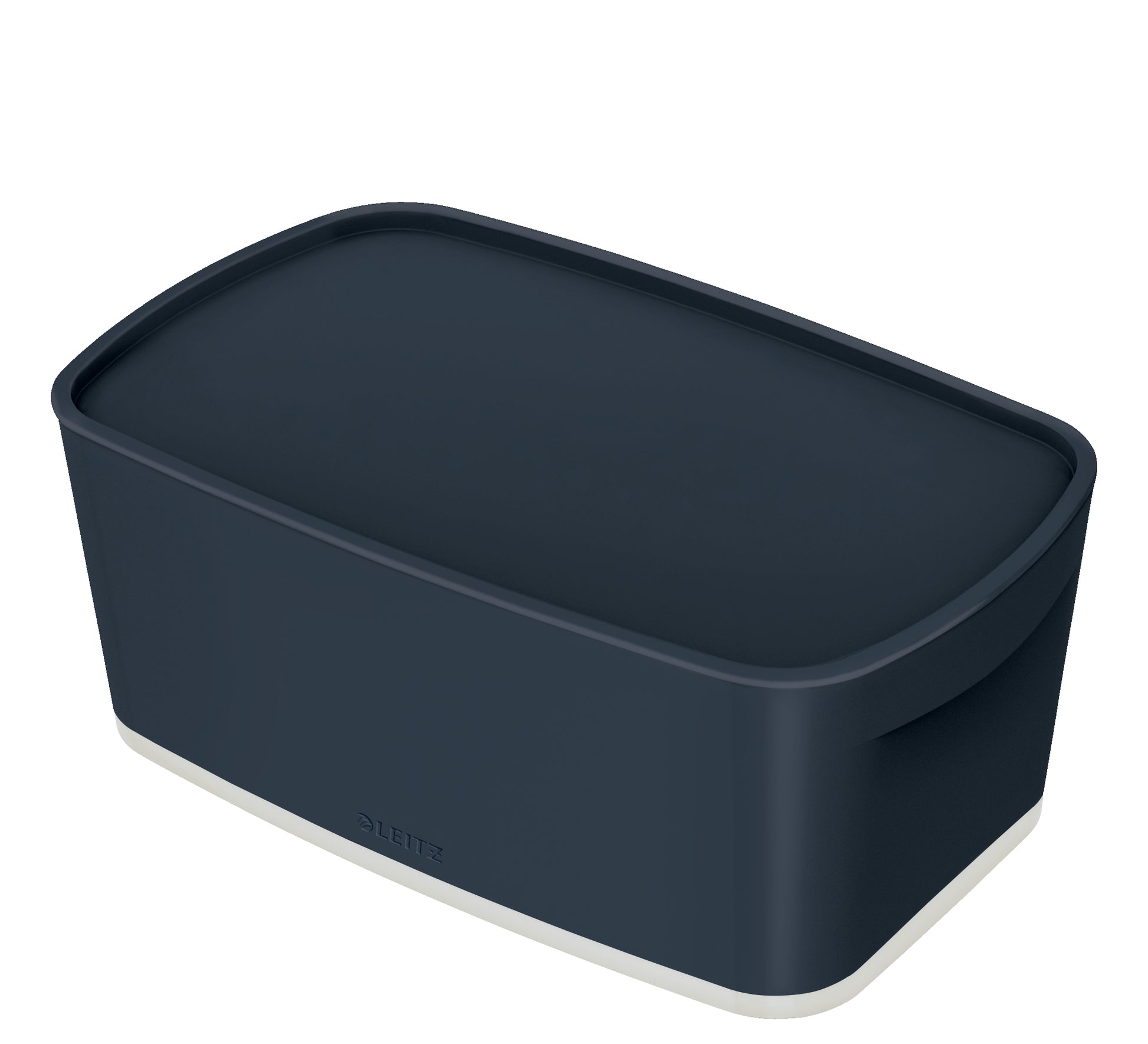 Leitz MyBox Cosy Aufbewahrungsbox – 5 l, für A5, grau, Polystyrol (PS), B 318 × H 128 × T 191 mm