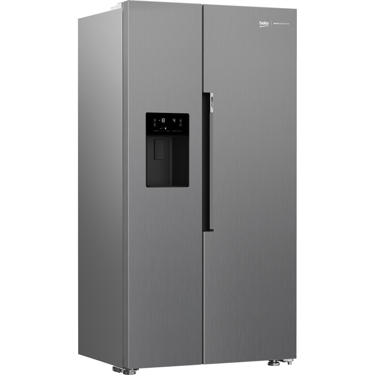 Beko Side-by-Side GN162341PTCHN – 525 l, 230 V, Energieeffizienzklasse E, 36 dB, Silber, 91,0×70,5×179,0 cm