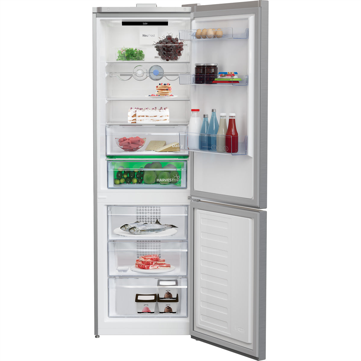 Beko Kühl-Gefrierkombination KG710 – 323 l, 230 V, Kompressor, Energieeffizienzklasse B