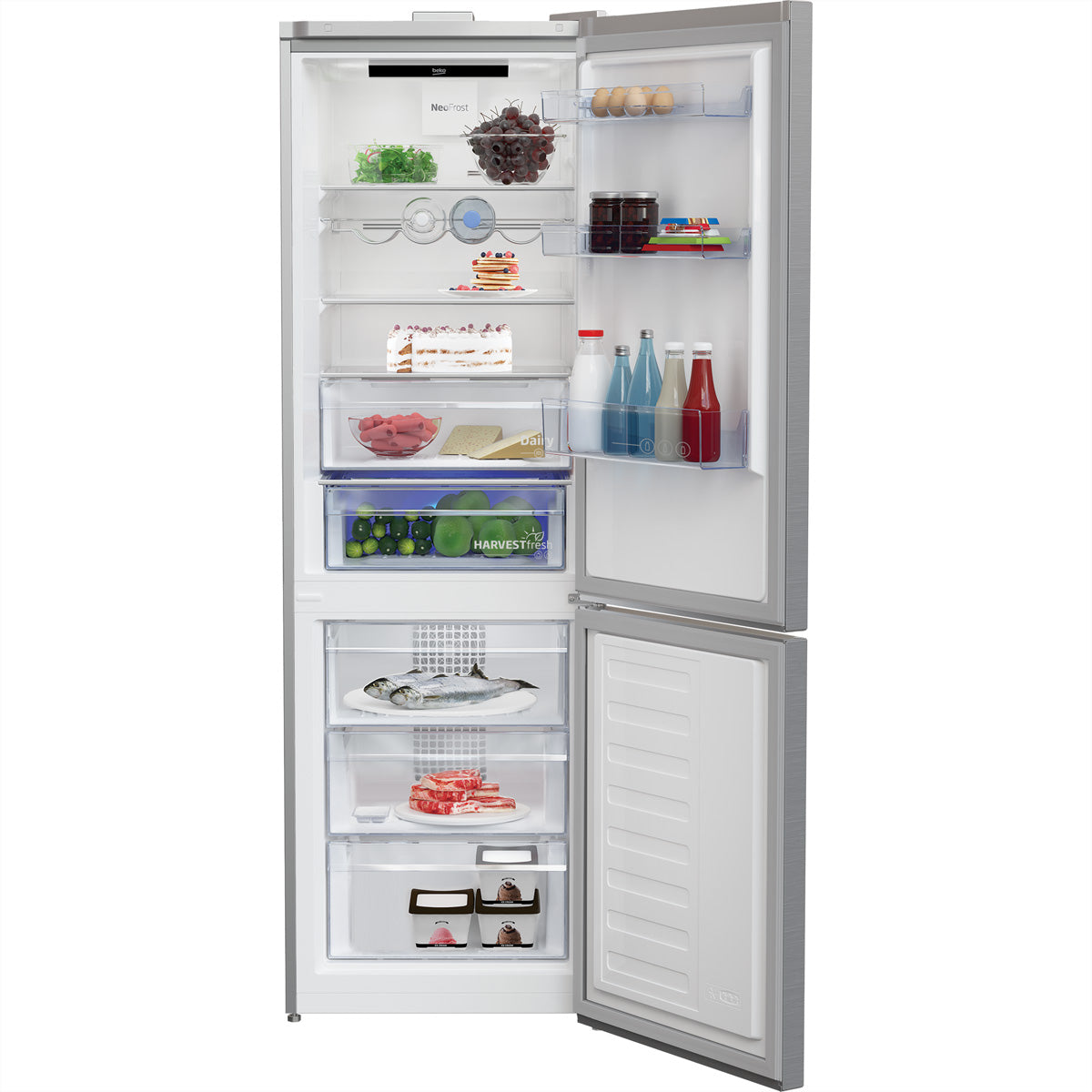 Beko Kühl-Gefrierkombination KG710 – 323 l, 230 V, Kompressor, Energieeffizienzklasse B