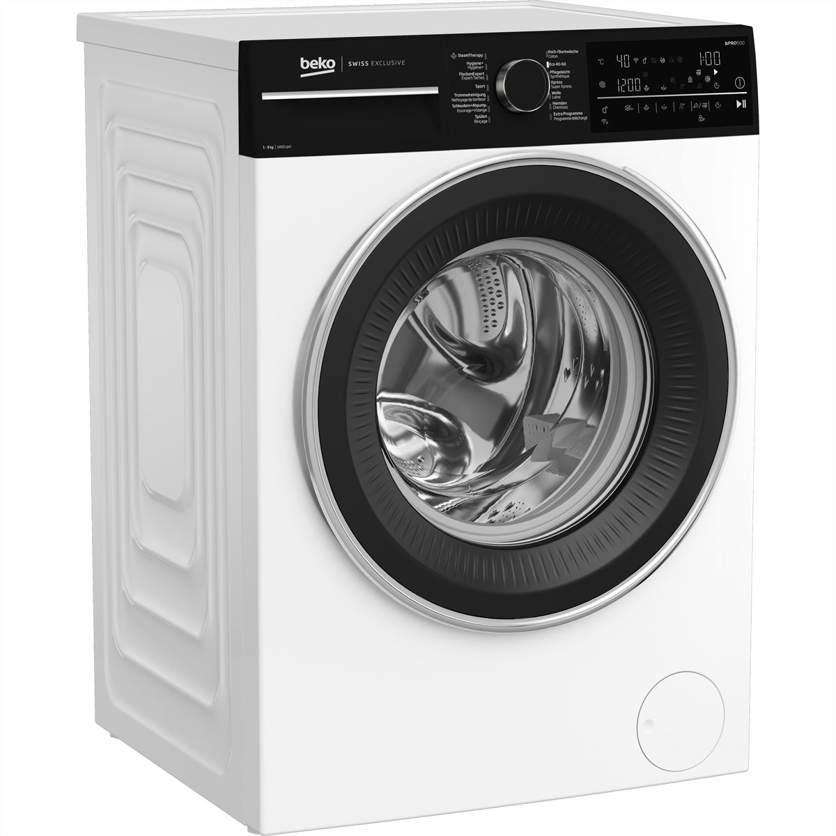 Beko Waschmaschine WM340 – 9 kg, 1400 U/min, Energieklasse A – weiss