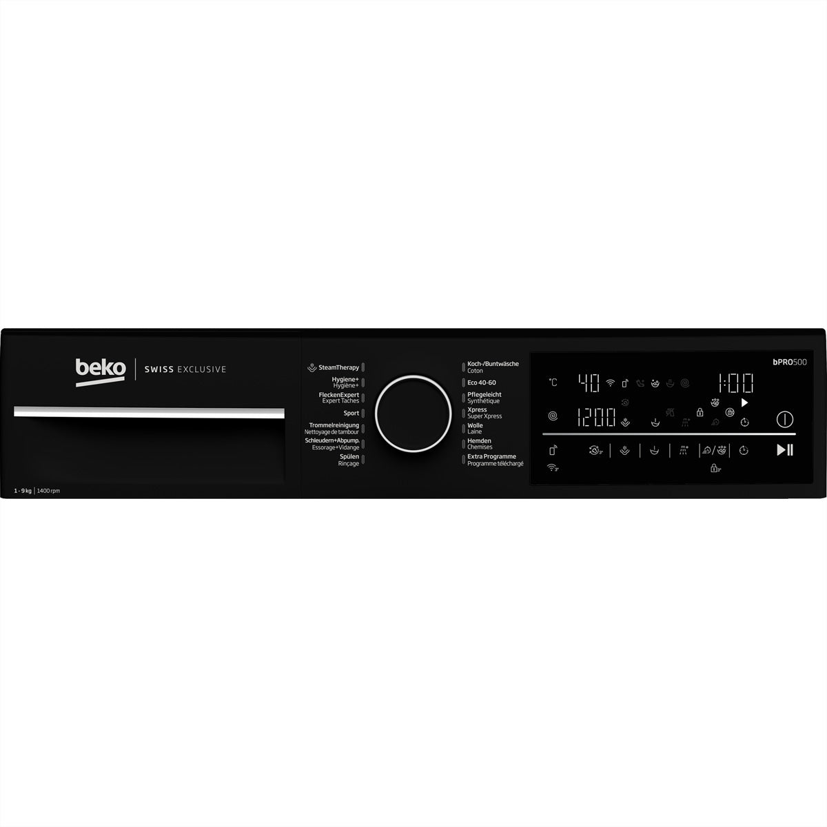Beko Waschmaschine WM340 – 9 kg, 1400 U/min, Energieklasse A – weiss