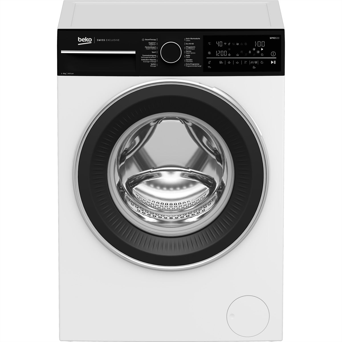 Beko Waschmaschine WM340 – 9 kg, 1400 U/min, Energieklasse A – weiss