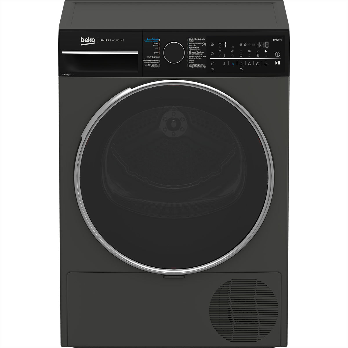 Beko Wäschetrockner TR520 – grau, 9 kg, Energieklasse C, 598 × 846 × 650 mm