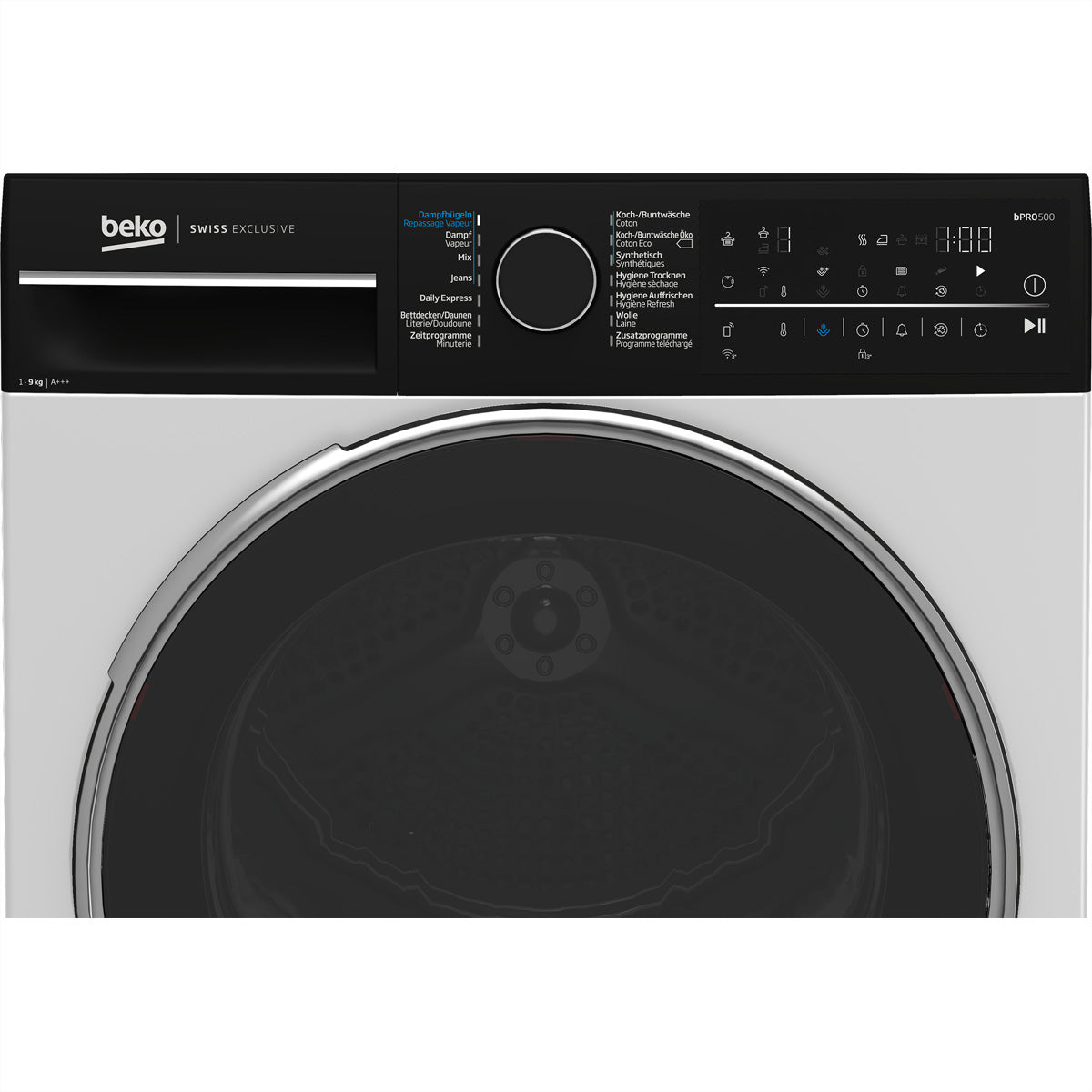 Beko Wäschetrockner TR710 – 9 kg, Wärmepumpe, Energieeffizienzklasse C, 63 dB – Weiss