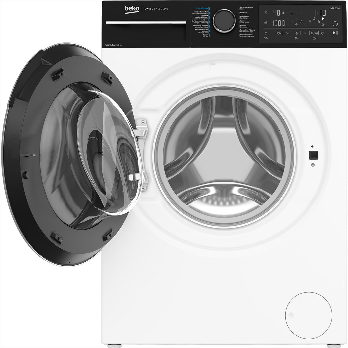 Beko Waschtrockner WT510 – 10 kg Waschen/7 kg Trocknen, 1'400 U/min, SteamCure & Inverter – weiss