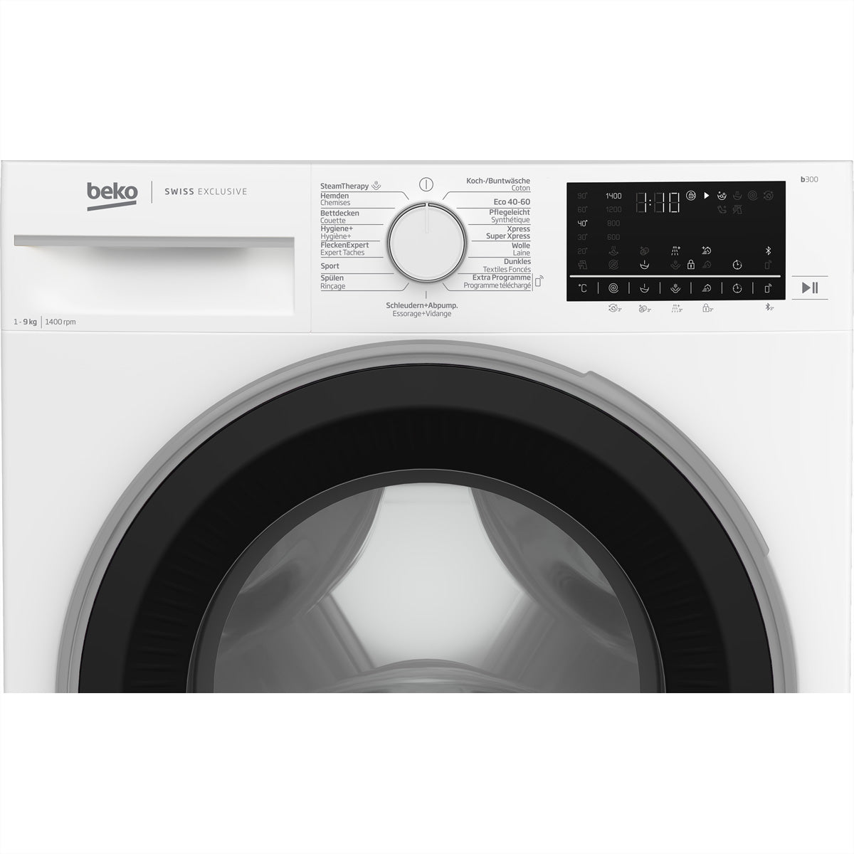 Beko Waschmaschine WM325 – 9 kg, 1400 U/min, Energieeffizienzklasse A – weiss