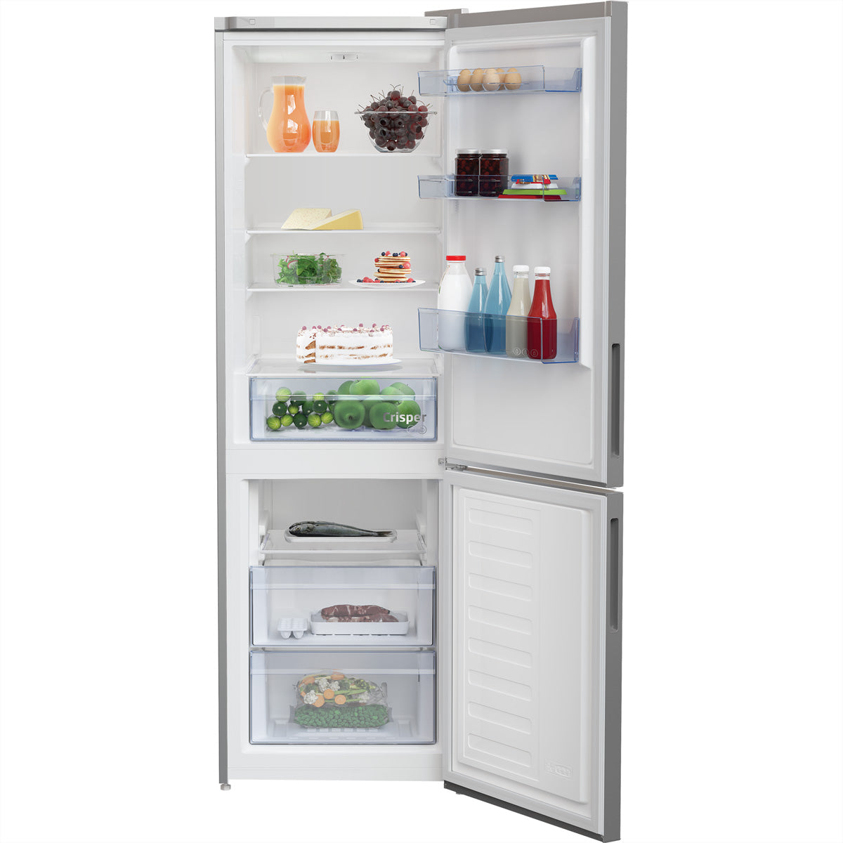 Beko Kühl-Gefrier-Kombination KG105 – 343 l, 230 V, Energieeffizienzklasse E, 38 dB