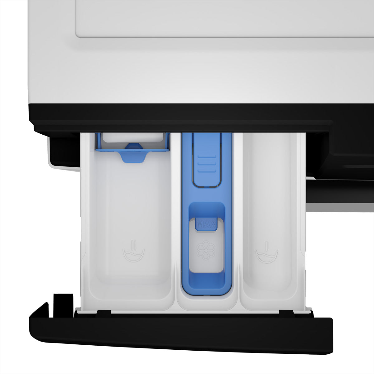 Beko Waschtrockner WT710 – 12 kg Waschen, 8 kg Trocknen, 1'400 U/min, Inverter & SteamCure – weiss/schwarz
