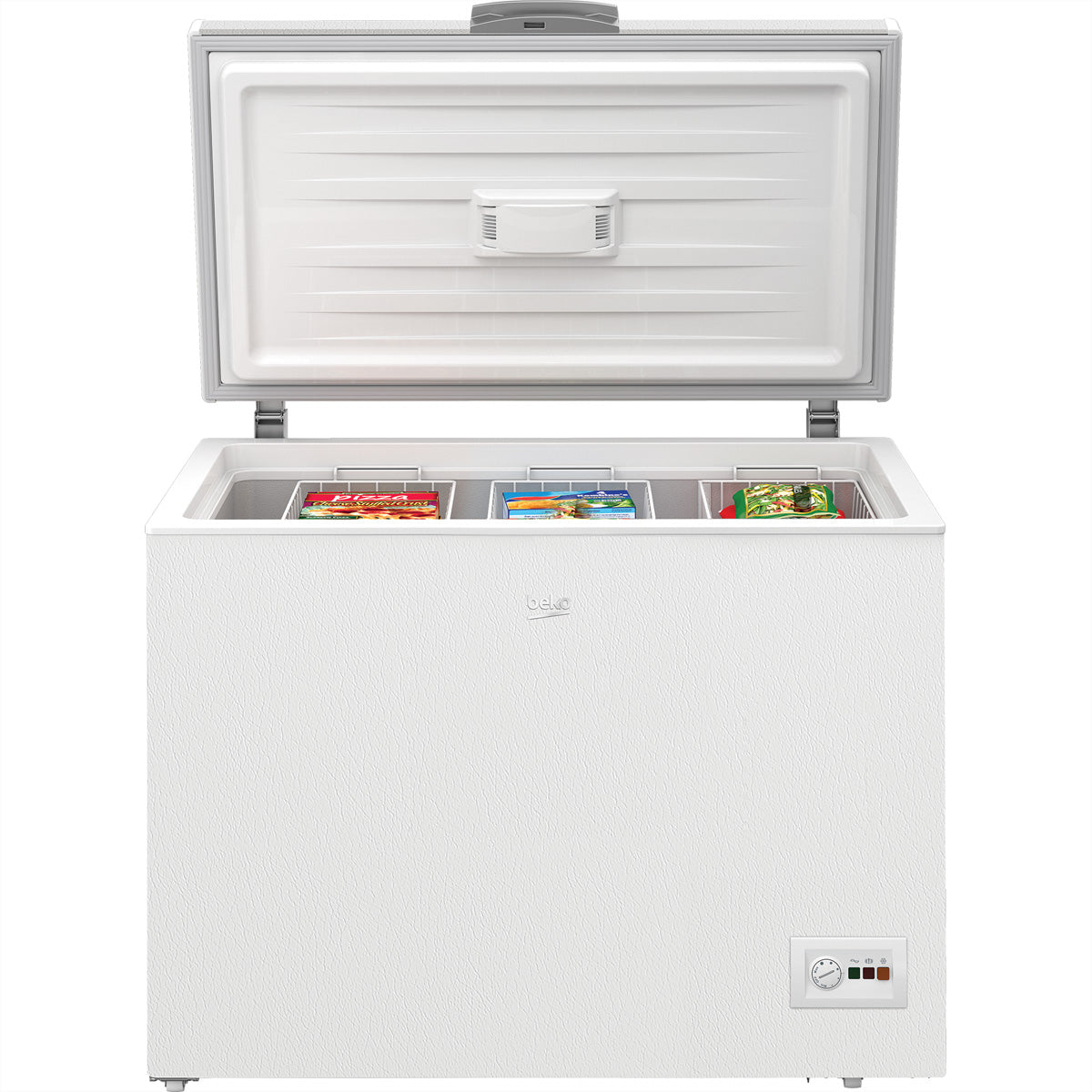 Beko Gefriertruhe GTM30041CH – 298 l, 220/240 V, statisch, Energieeffizienzklasse E