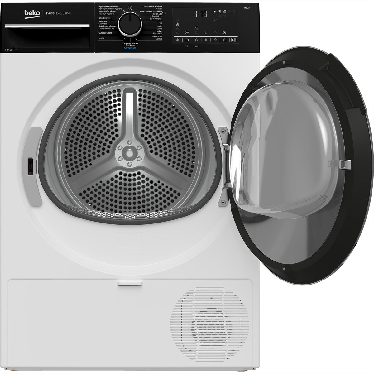 Beko Waschturm WM321_TR328 – A (Waschmaschine) / A+++ (Trockner) – weiss/schwarz