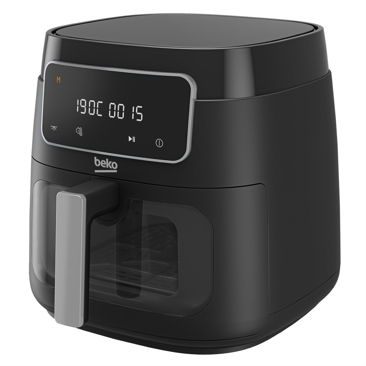 Beko Heissluftfritteuse AF 4000 – 7,6 l, 9 Programme & Timer, 1750 W – Schwarz