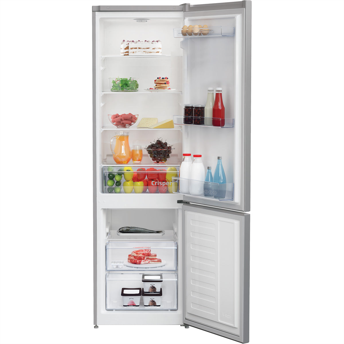 Beko Kühl-Gefrier-Kombination KG120 – 291 l, 230 V, statisch, Energieeffizienzklasse E
