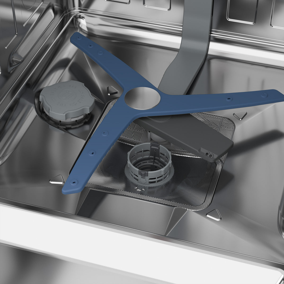 Beko Geschirrspüler EGT300 – teilintegriert, 59,8 cm, 14 Massgedecke, Energieklasse C, 9,5 l, 42 dB – weiss