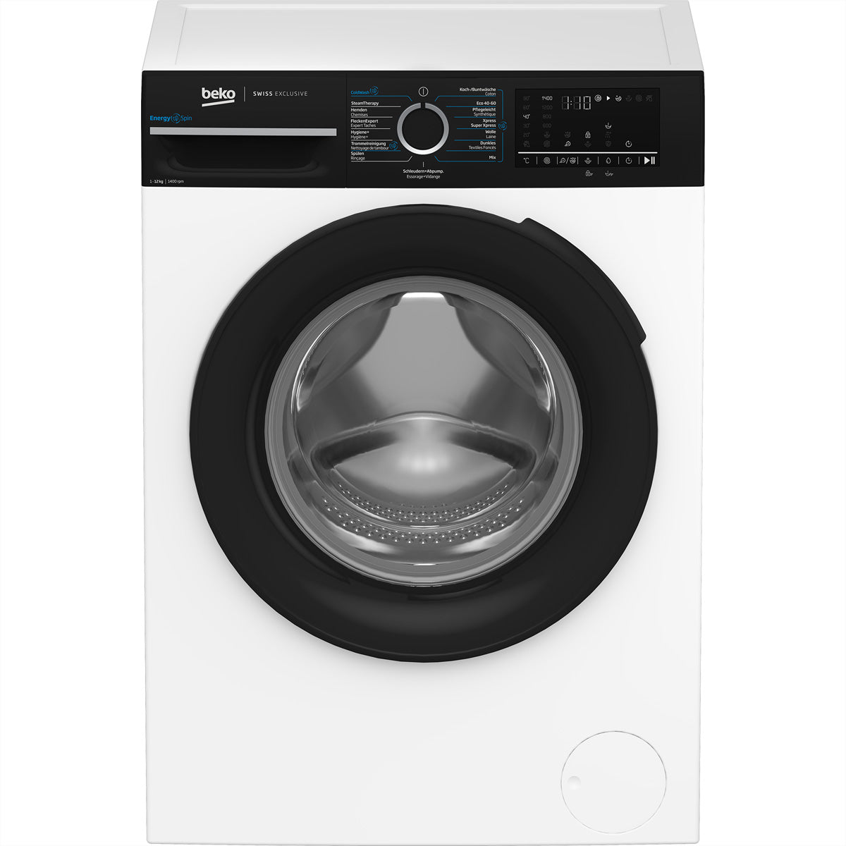 Beko Waschmaschine WM232 – 12 kg, 1'400 U/min, Energieklasse A – weiss