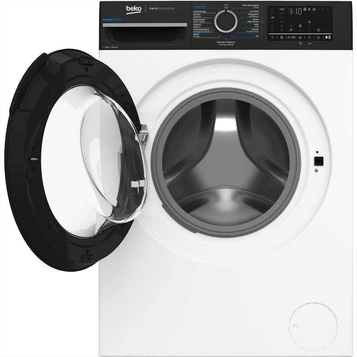 Beko Waschmaschine WM232 – 12 kg, 1'400 U/min, Energieklasse A – weiss