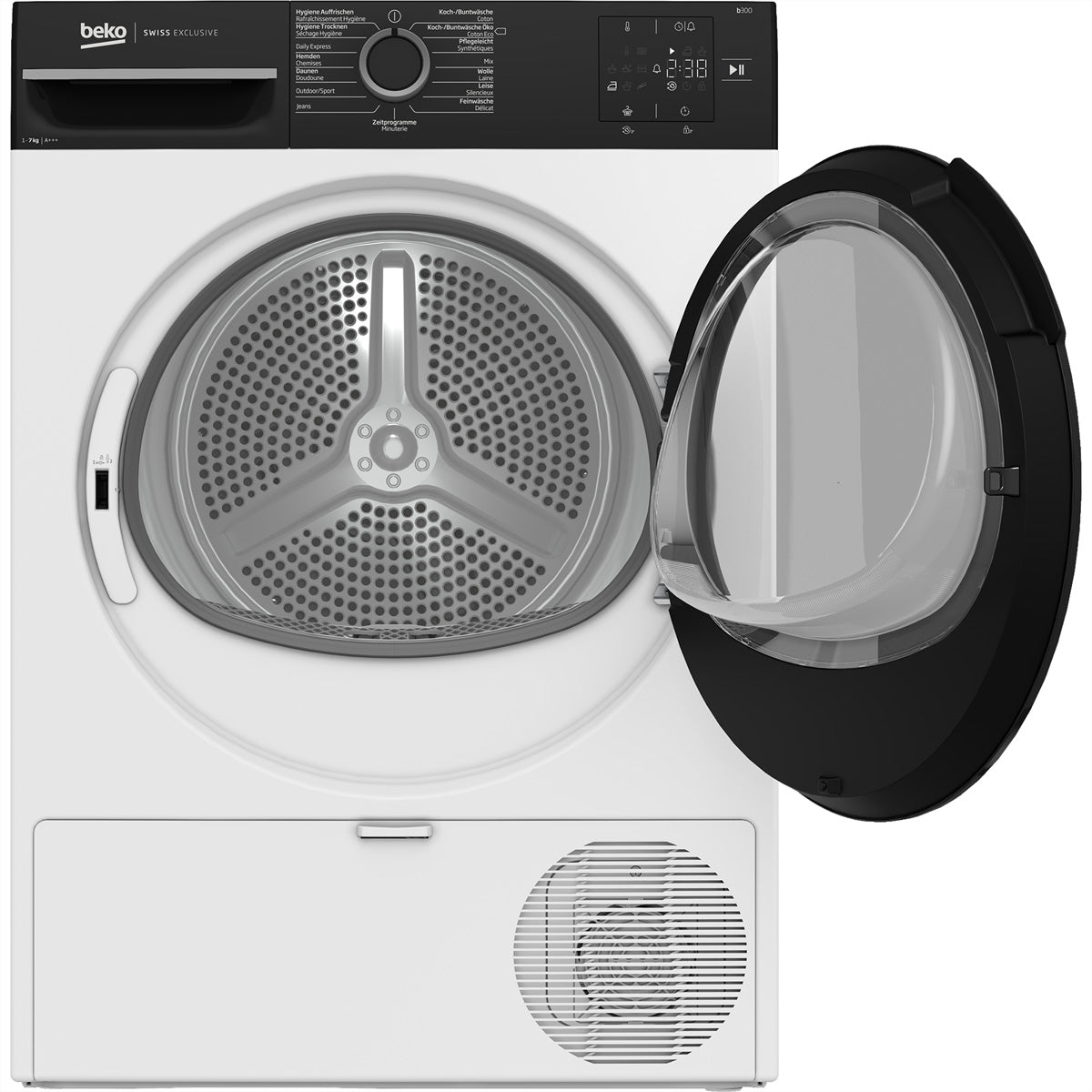 Beko Wäschetrockner TR207 – 7 kg, Wärmepumpe, Energieklasse C, 64 dB – Weiss