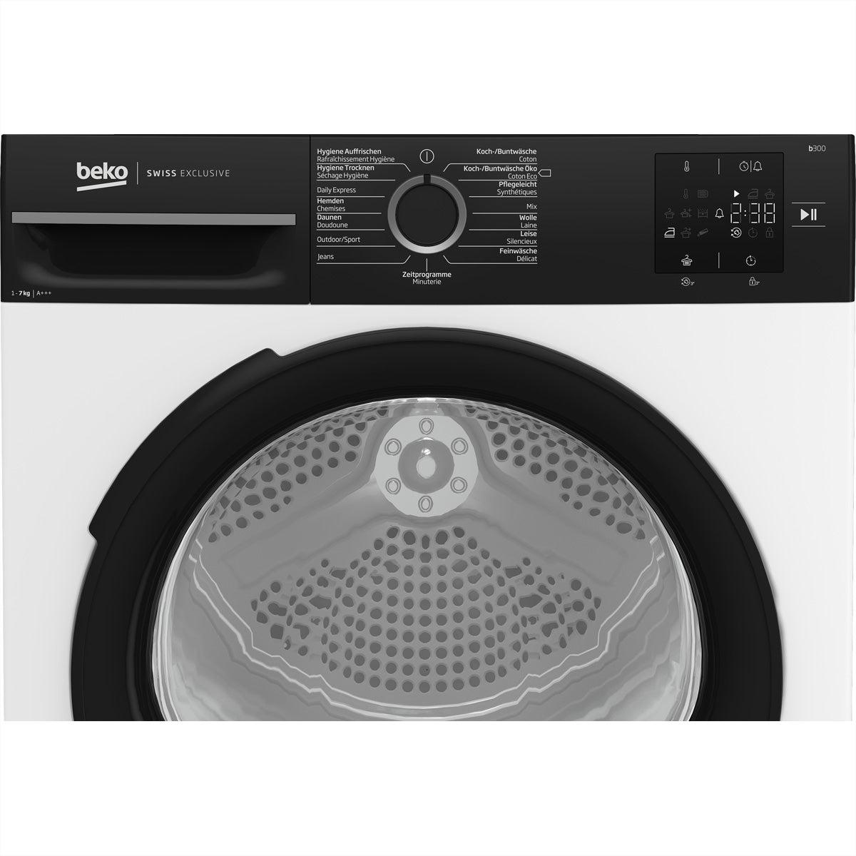Beko Wäschetrockner TR207 – 7 kg, Wärmepumpe, Energieklasse C, 64 dB – Weiss