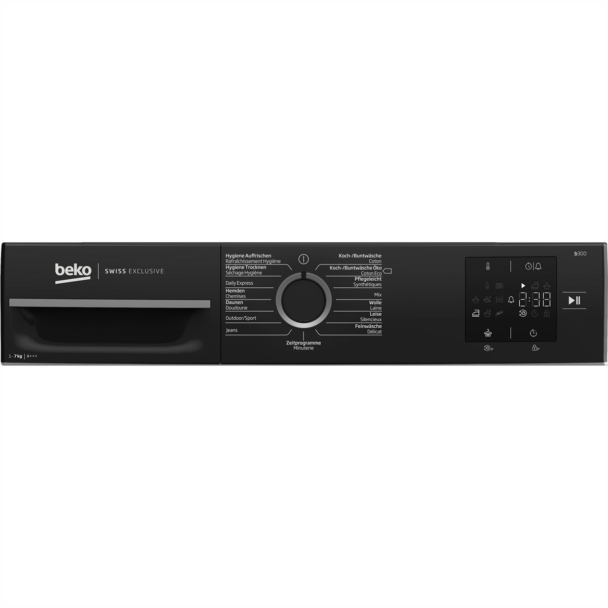 Beko Wäschetrockner TR207 – 7 kg, Wärmepumpe, Energieklasse C, 64 dB – Weiss