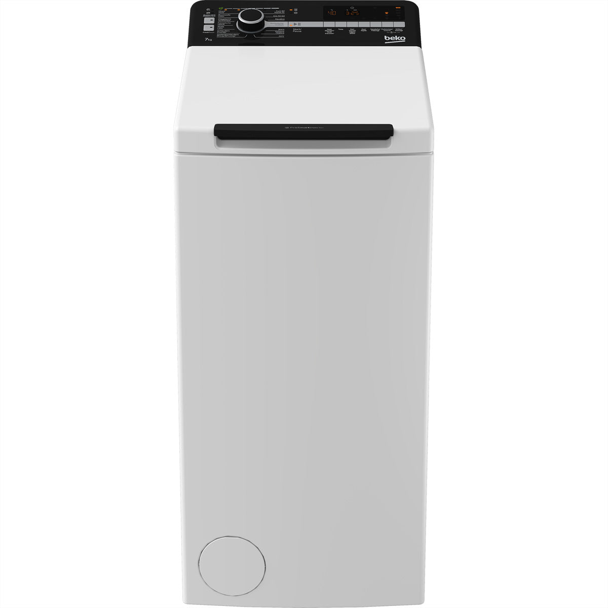 Beko Toplader-Waschmaschine WTL370 – 7 kg, 1200 U/min, 10 Programme, 45 l – weiss