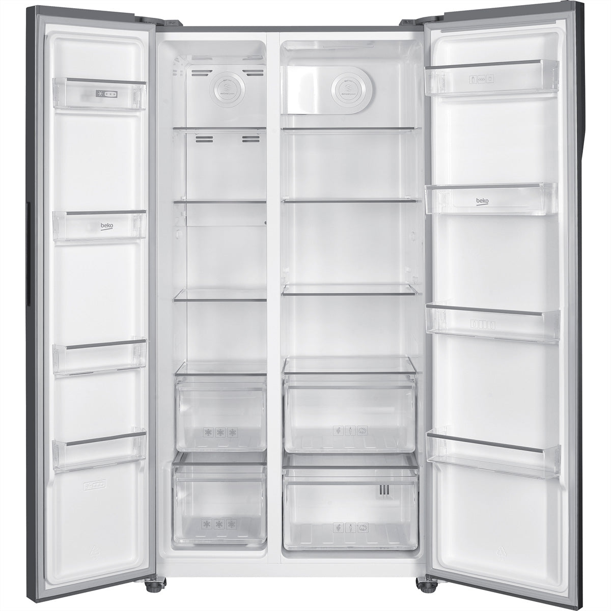 Beko Side-by-Side SBS350 – 532 l, 230 V, Kompressor, Energieeffizienzklasse C