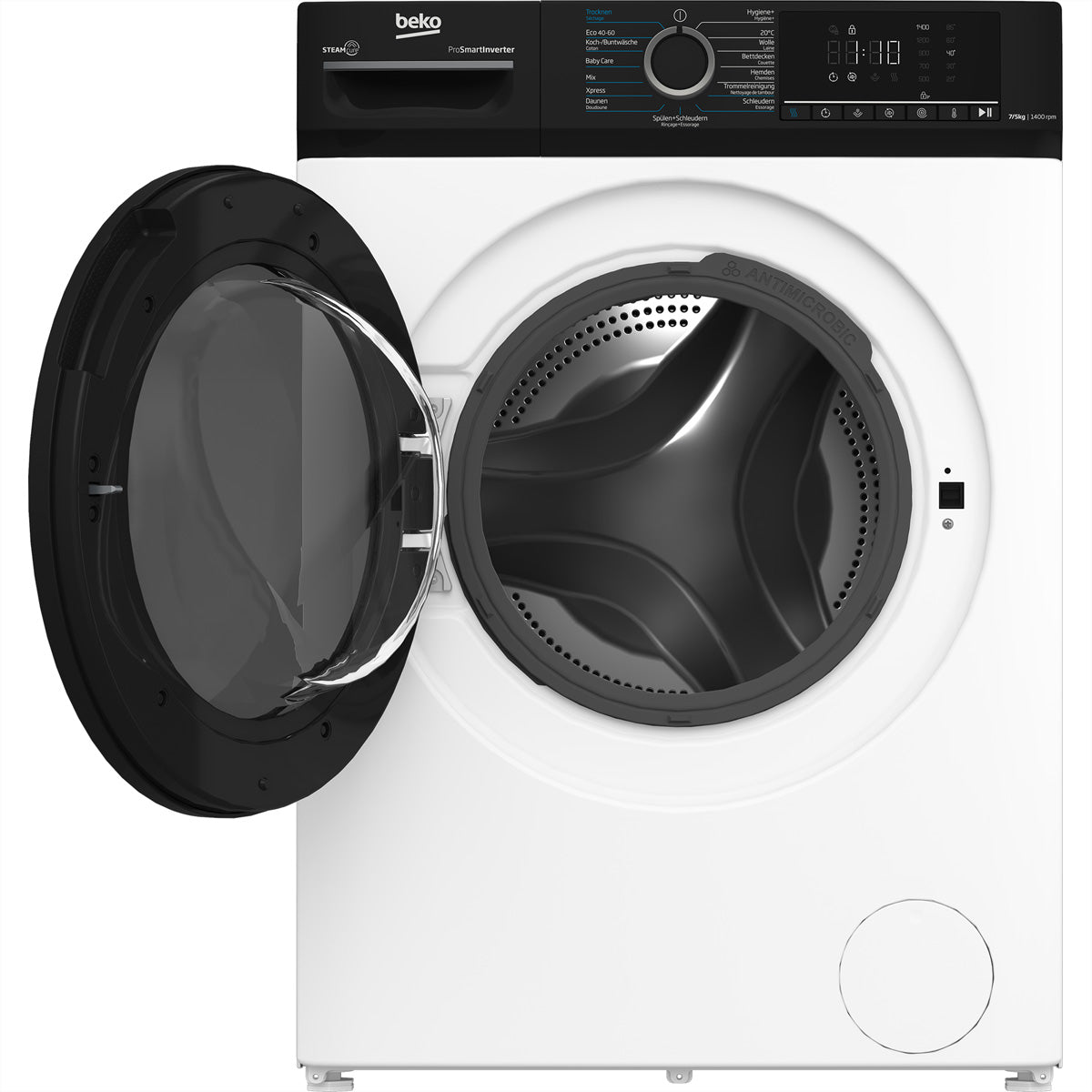 Beko Waschtrockner WTS210 – 7 kg Waschen, 5 kg Trocknen, 1'400 U/min – weiss