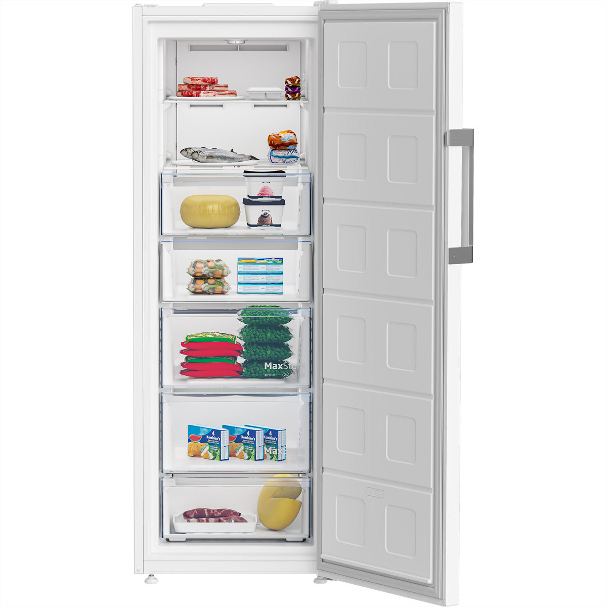 Beko Gefrierschrank GF260 – 260 l, 220/240 V, Energieeffizienzklasse E, 38 dB