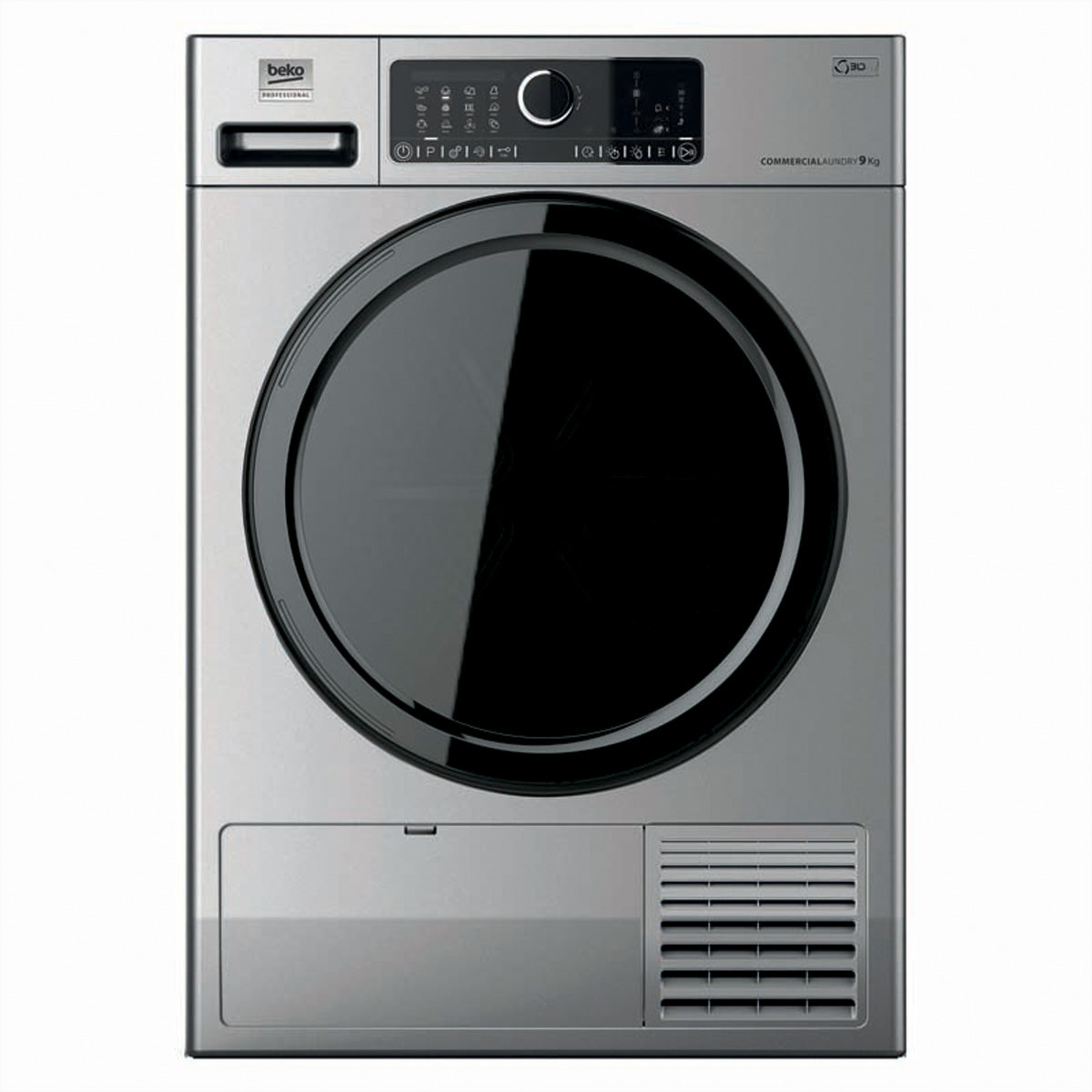 Beko Wäschetrockner AWZ 9HPS/PRO BP – 9 kg, Wärmepumpe, A – Schwarz/Silber