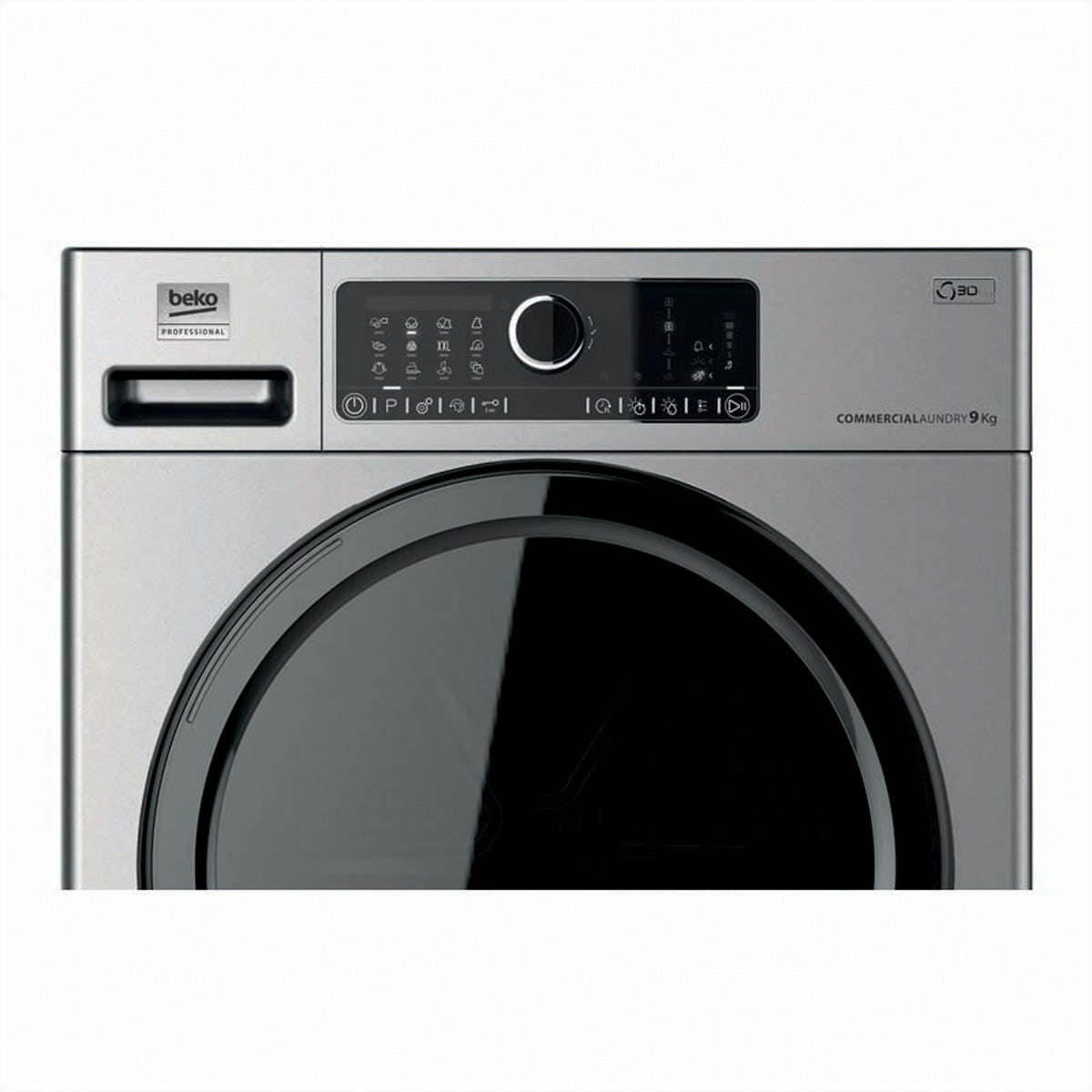 Beko Wäschetrockner AWZ 9HPS/PRO BP – 9 kg, Wärmepumpe, A – Schwarz/Silber
