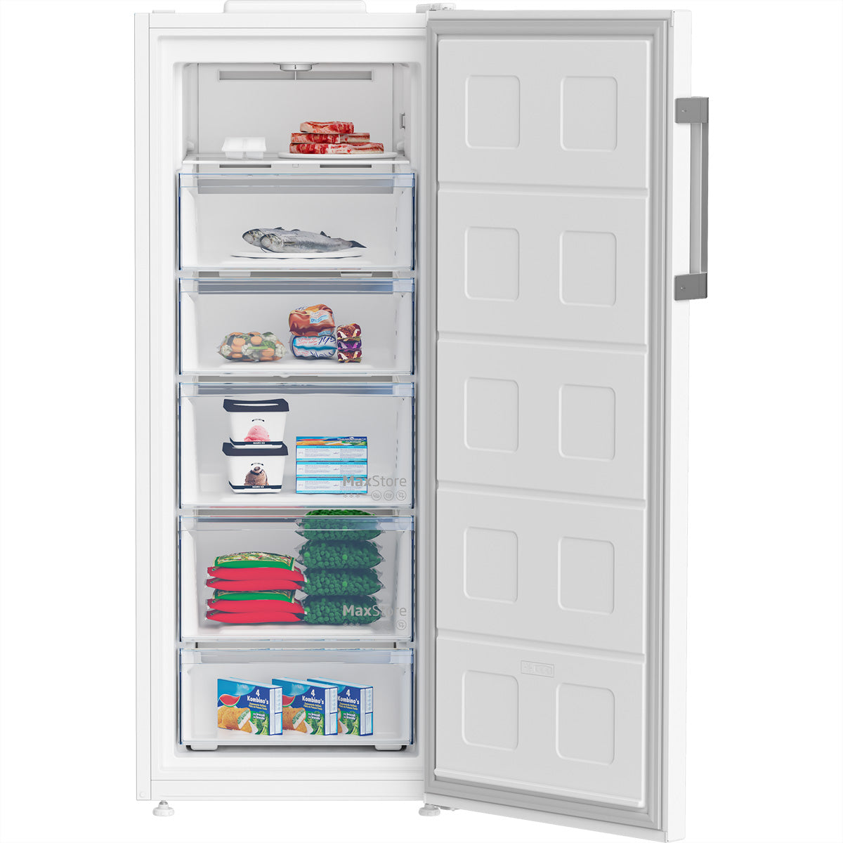 Beko Gefrierschrank GF220 – 220 l, 230 V, Energieeffizienzklasse E, 38 dB