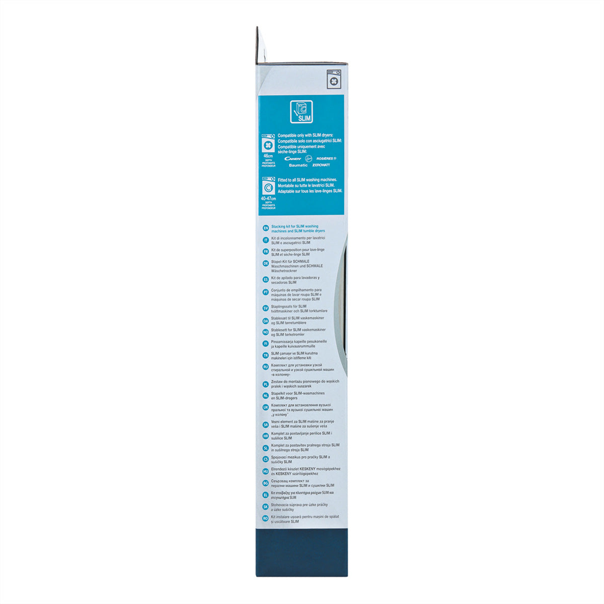 Care + Protect CarePlus Protect – Stapelset – für Candy, Hoover, SLIM-Waschmaschinen (Tiefe 40–47 cm)