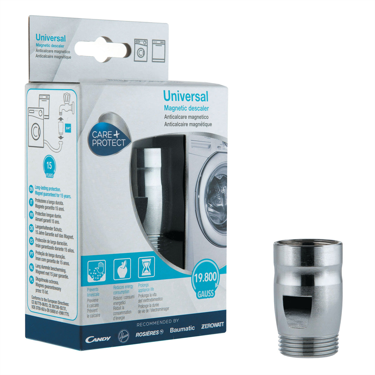 Care + Protect CarePlus Protect – Magnetischer Entkalker – für Geschirrspüler, Waschmaschine
