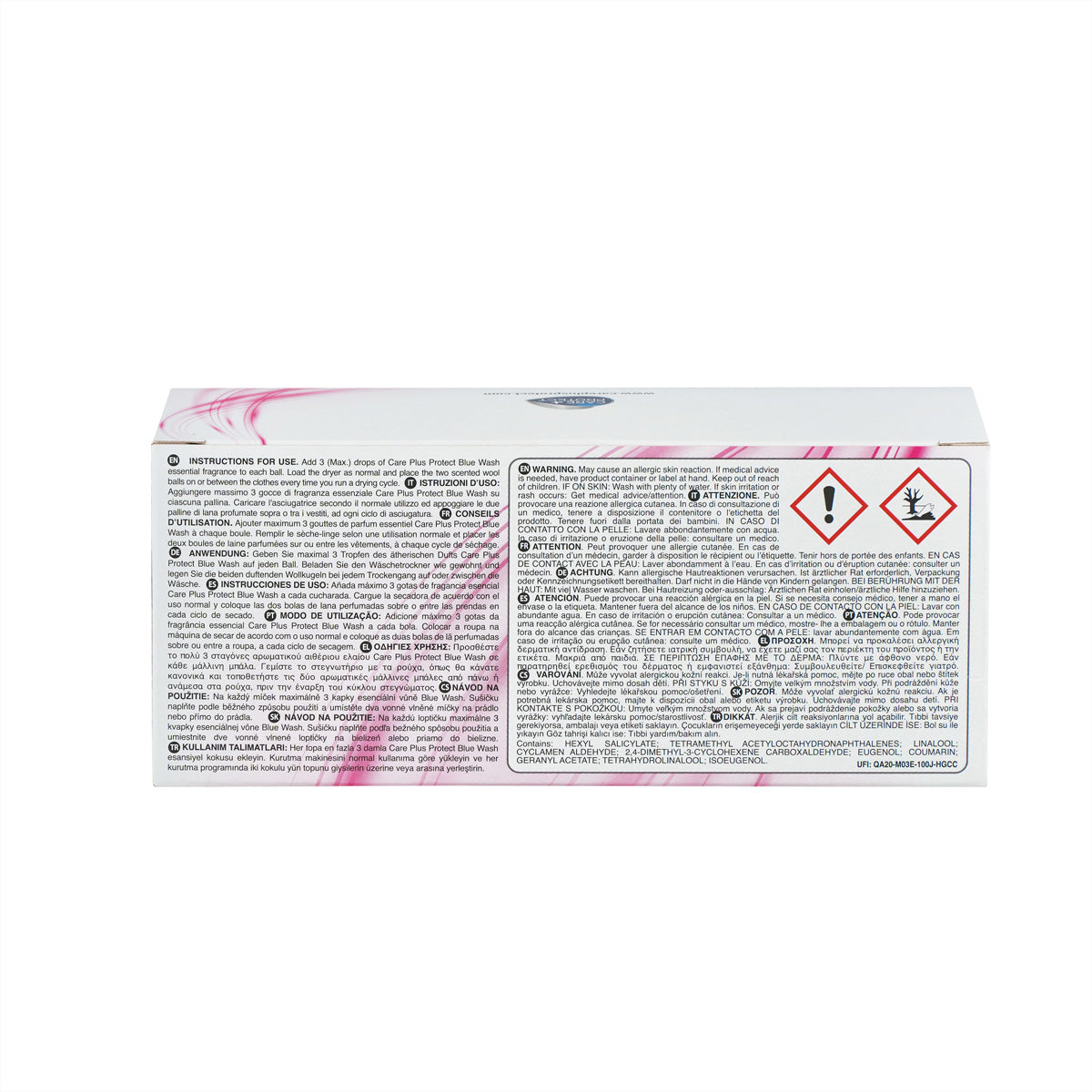 CarePlus Protect – Woll-Trocknerbälle mit 10 ml Duftöl