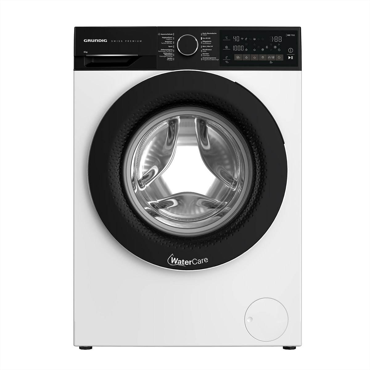 Grundig Waschmaschine Frontlader, WM5100, Weiss, 8 kg, 1400 U/min, Energieklasse A