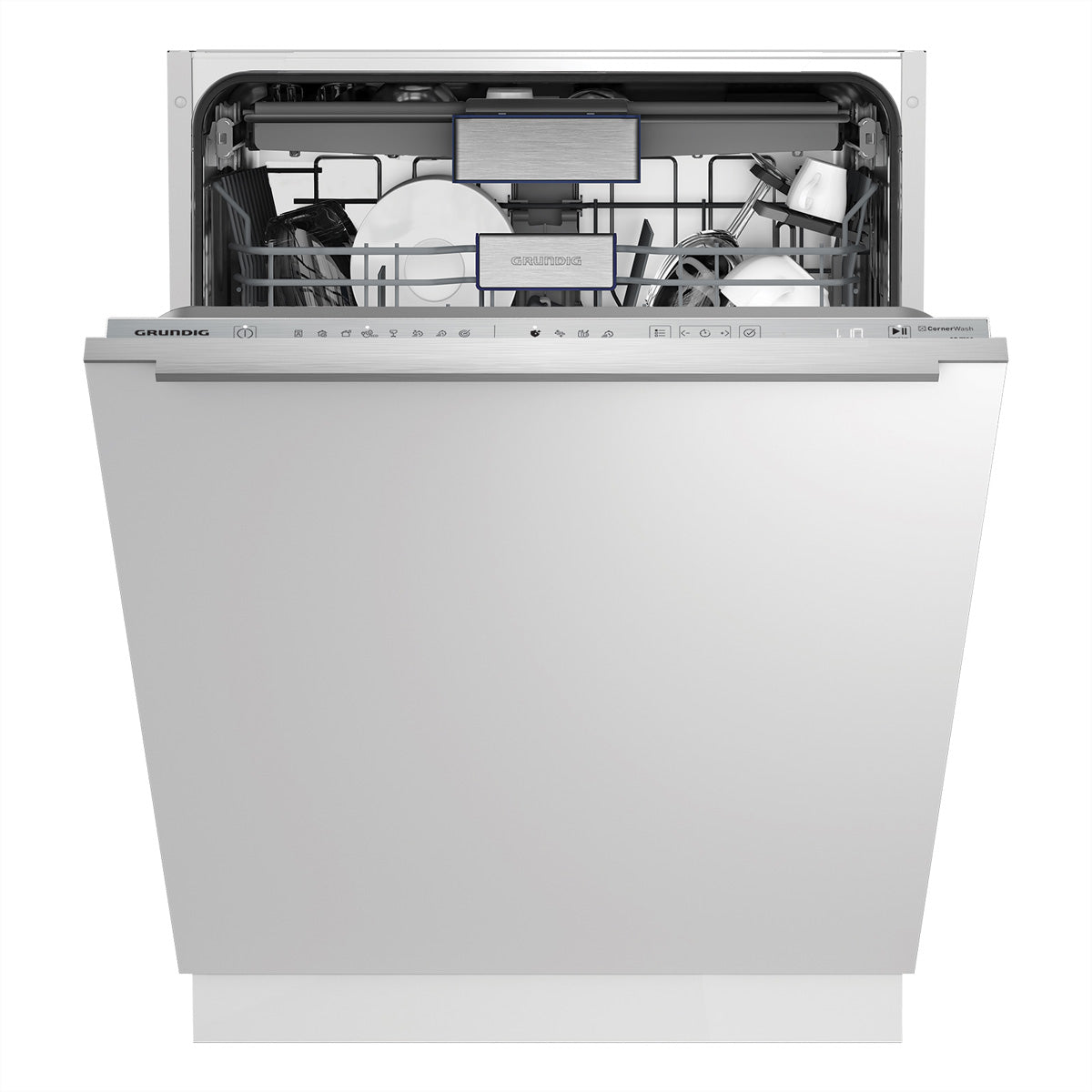 Grundig Einbau-Geschirrspüler EGS5100 – 16 Massgedecke, 9,5 l, 42 dB – Weiss