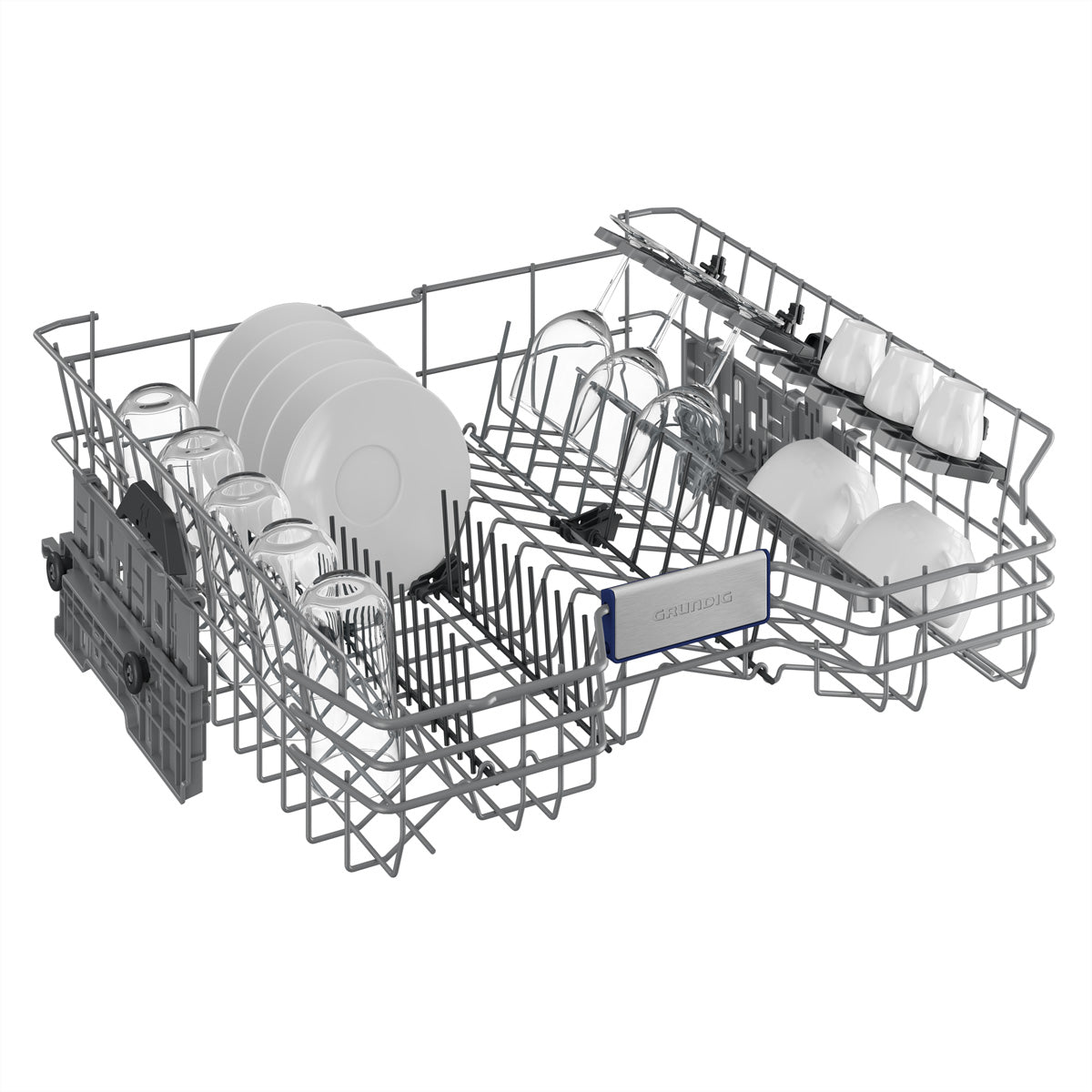 Grundig Einbau-Geschirrspüler EGS5100 – 16 Massgedecke, 9,5 l, 42 dB – Weiss