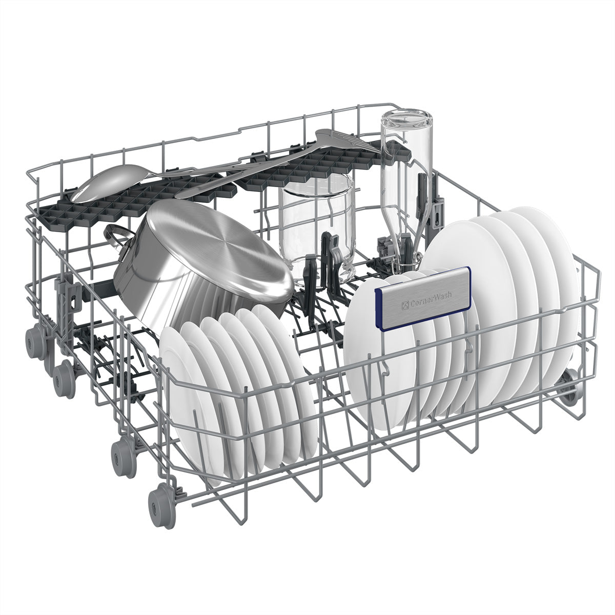 Grundig Einbau-Geschirrspüler EGS5100 – 16 Massgedecke, 9,5 l, 42 dB – Weiss