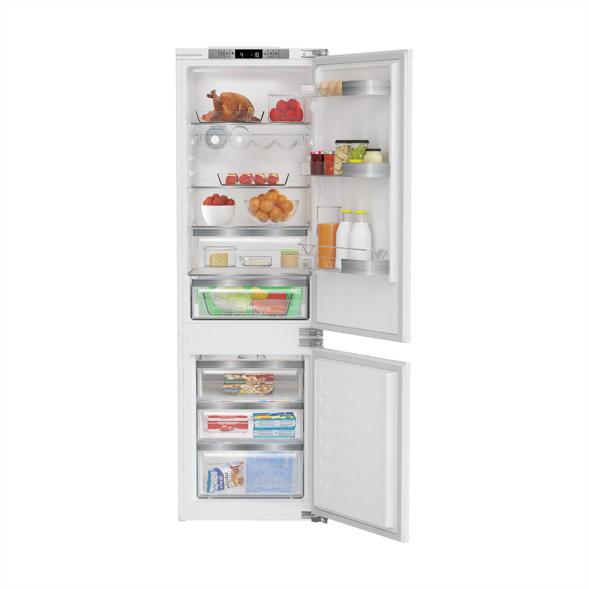 Grundig Kühl-Gefrier-Kombination GEK5100 – 262 l, 230 V, Energieeffizienzklasse E, 38 dB