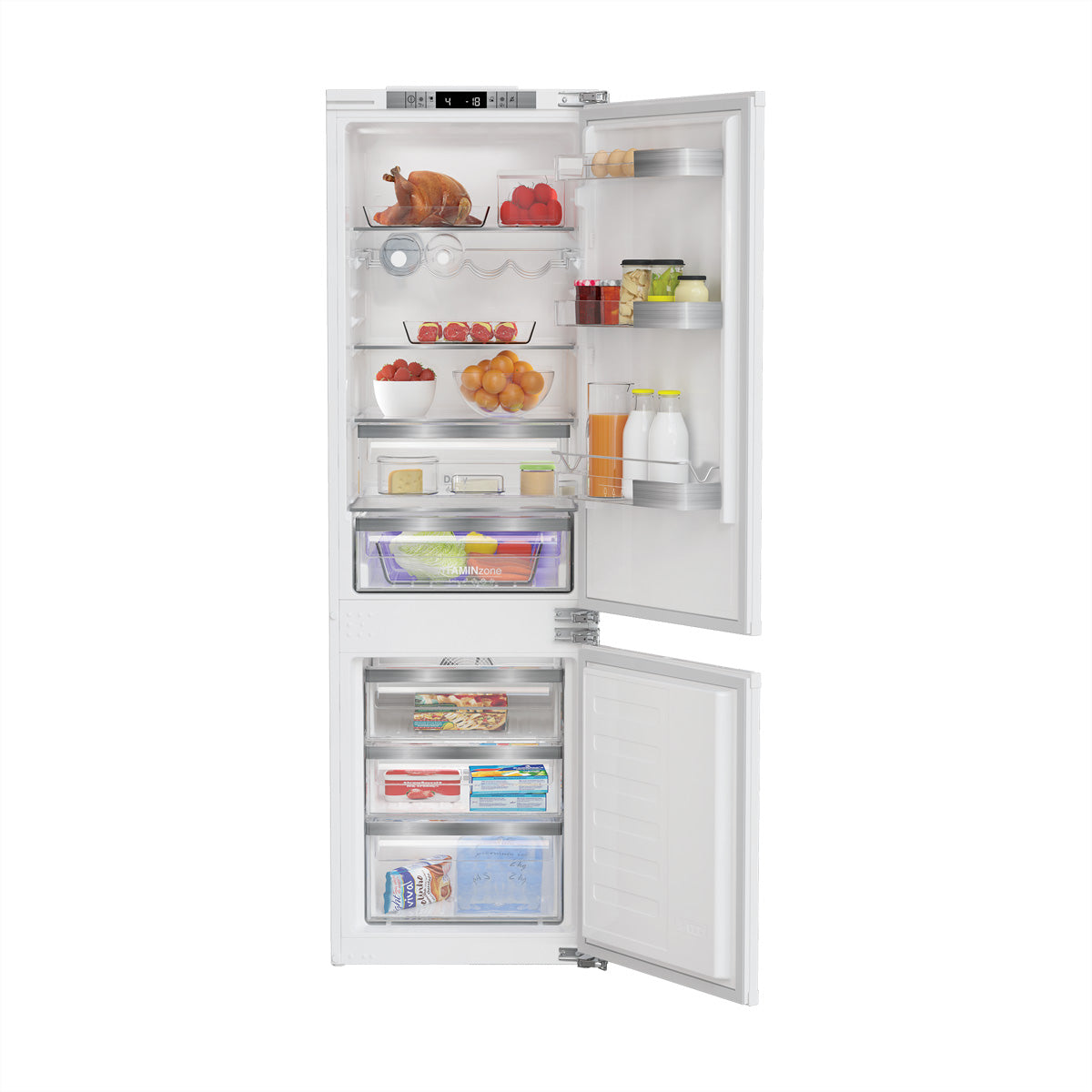 Grundig Kühl-Gefrier-Kombination GEK5100 – 262 l, 230 V, Energieeffizienzklasse E, 38 dB