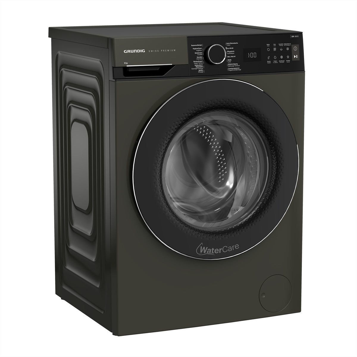 Grundig Waschmaschine GWM9100 – 9 kg, 1400 U/min, Invertermotor & HomeWhiz (Wi‑Fi) – grau